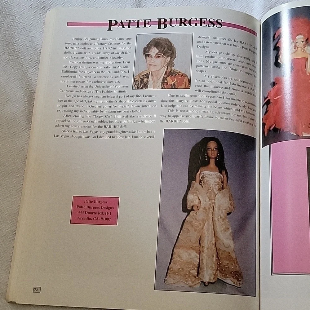 1996 Fashion Doll Makeovers Soft Cover Barbie Book By Jim Faraone Mint Condition